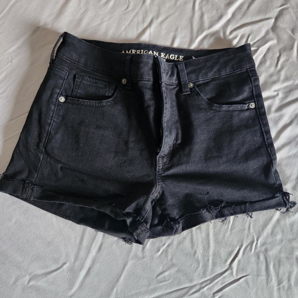 American Eagle Outfitters Black Jean Shorts
